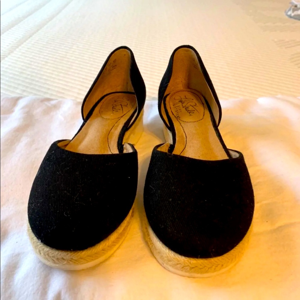 Black espadrilles